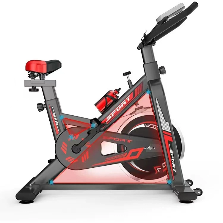 Magnetischer Innenkörper passte den Hauptabnehmenhometrainer Edelstahl-Schwungrad-des unlegierten Hartstahls, der riesige Turnhallen-spinnendes Fahrrad spinnt
