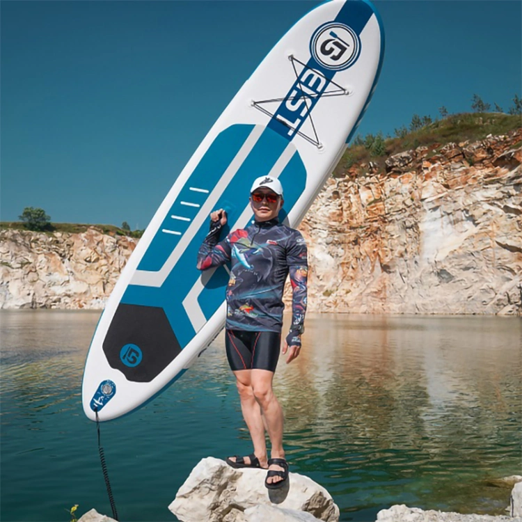 Sondergröße stehen logierenen oben Watersport schlürfen Surfbrett weiches Longboard Paddle Planche De Surf Inflatable 9FT