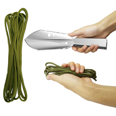Aluminiumlegierungs-bearbeitet Multifunktionswerkzeug-Überlebens-Hand kampierende Garten-Schaufel