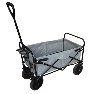 Vier Universalstoff-Stoß-Lastwagen-Wagen-Stahleinkaufslaufkatze des rad-600D Oxford