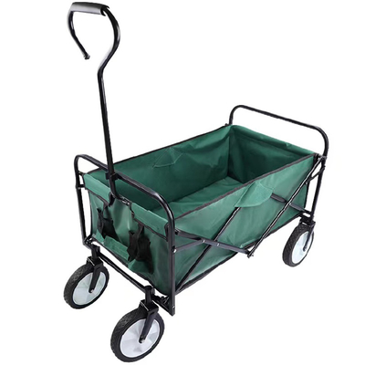 Vier Universalstoff-Stoß-Lastwagen-Wagen-Stahleinkaufslaufkatze des rad-600D Oxford