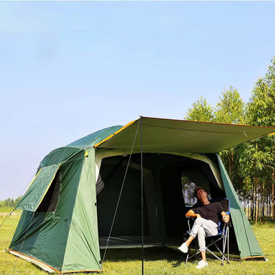 Sport-im Freien Zelt 3000mm CER Polyester-Oxfords 6 Personen-automatisches Zelt wasserdicht