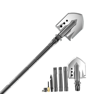 Aluminiumlegierungs-kampierende Schaufel-gerade Griff-Vielzweckart
