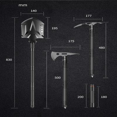 Mehrfunktionales kampierendes Überlebens-Tool-Kit im Freien