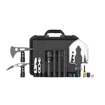Aluminiumlegierung wesentliches Werkzeug-Überlebens-im Freien Kit High Carbon Stainless Steels