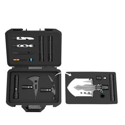 Schaufel-kampierendes HauptTool-Kit, Aluminiumlegierungs-Überlebens-Werkzeugkasten