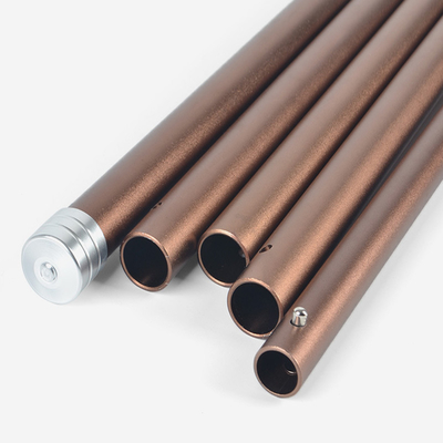 19mm ineinanderschiebendes Aluminiumzelt Pole anodisierte Oberflächenbehandlung
