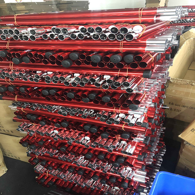19mm ineinanderschiebendes Aluminiumzelt Pole anodisierte Oberflächenbehandlung