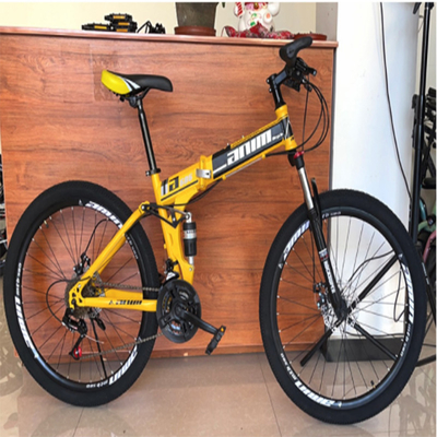 Gebirgsfahrrad-Kohlenstoffstahl-verschiedene Geschwindigkeits-Anpassungen der Erwachsen-120kg faltbare