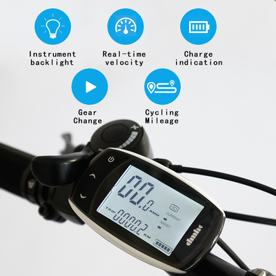 Lithium-Batterie-elektrisches Fahrrad des Hinterradfederungs-Rahmen-30-50Km/H 40Km/H mit geführter Anzeige