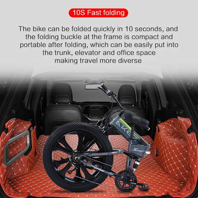 Variable Aluminiumgeschwindigkeit des Lithium-Batterie-elektrische Fahrrad-50km/H