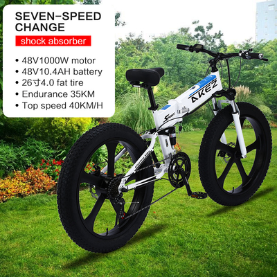 26 Rad-Antriebs-elektrischer Fahrrad-Hinterradfederungs-Rahmen des Zoll-2