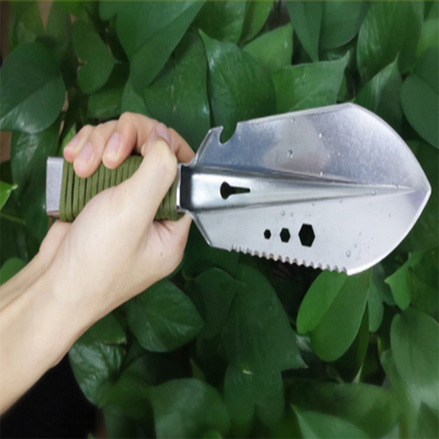 Aluminiumlegierungs-bearbeitet Multifunktionswerkzeug-Überlebens-Hand kampierende Garten-Schaufel