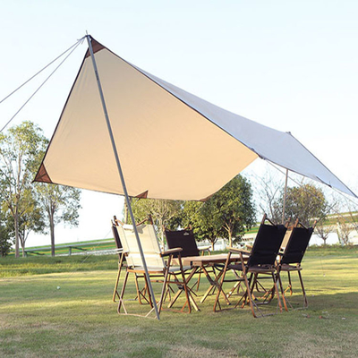 Sun-Markisen-Gewebe kampierendes Sun-Schutz-Zelt wasserdicht mit Wind-Seil