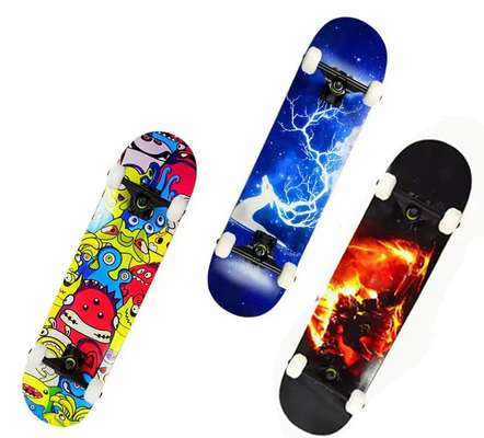 Pu-Rad-Skateboard für Erwachsene, 7-lagiges Ahorn-Anfänger-Skateboard