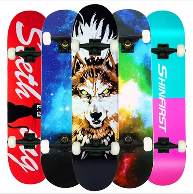 Aluminiumlegierungs-Farben-Skateboard-Oberflächengewohnheit für Anfänger