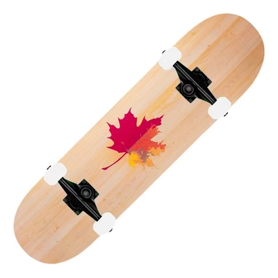 Der 7 Schicht-Ahorn-fährt hölzernes Sand-PU-Rad-Plattform-Holz Off Road Skateboard Schwarzes tragend