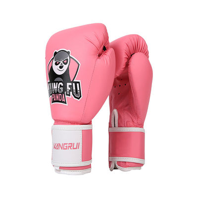 PU überziehen EVA Boxing Training Gloves Children-Breathable Berufsweinlese mit Leder