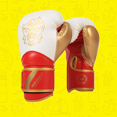 Berufs-lederne EVA Topten Custom Printed Boxing Handschuhe PUs Breathable
