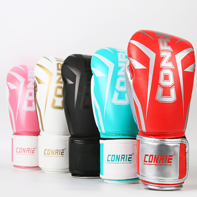 PU überziehen Breathable boxende Schutzausrüstung EVA Taekwondo Giant Boxing Glovess mit Leder