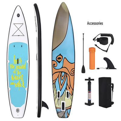 Aufblasbares kundenspezifisches Nsp-Surfbrett-Speicher-Gestell-Surfbrett mit Antibeleg Eva Foot Pads