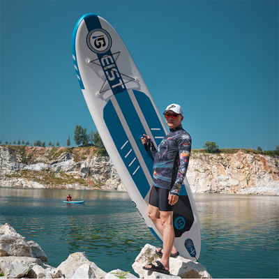 Stehen Sie oben schlürfen Paddel-Fliegen-Surfbrett mit Fuß-Seil aufblasbar